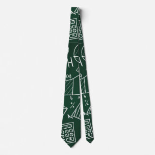 School chemical pattern tie