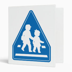 School Children Crossing >> Japanese Traffic Sign Binder