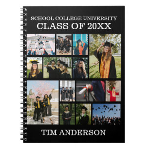 School College University Graduation Class Photo Notebook