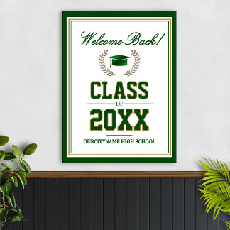 School Colors Class Reunion Welcome Poster