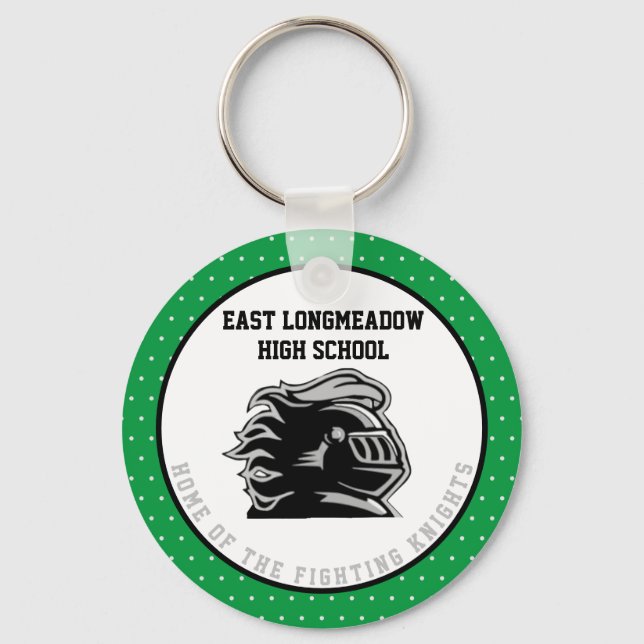 School Colour Green High School Fundraisers Ideas  Keychain (Front)