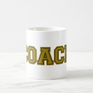 School Colours COACH Mug, Black-Gold Coffee Mug