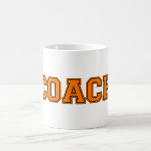 School Colours COACH Mug, Orange-Black Coffee Mug