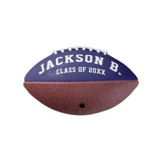 School Colours Graduating Class Personalized Football