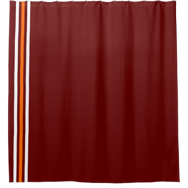 School Colours Maroon White Orange (Front)