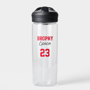 School Colours Name SPORT COACH YEAR Team Spirit Water Bottle