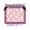 School Colours Purple & Gold Graduation Frame