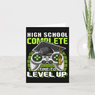 School Complete Video Game Senior Graduation Gift Card