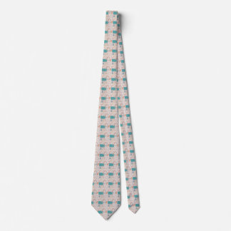 School concept pattern Tie