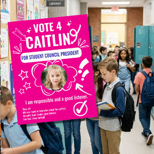 School Council Voting Template for Kids Flyer