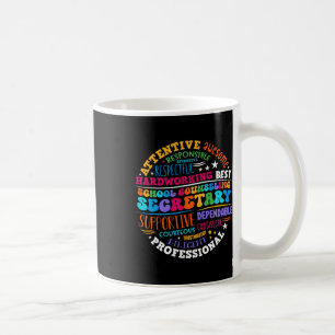School Counseling Secretary Office Of Heart School Coffee Mug