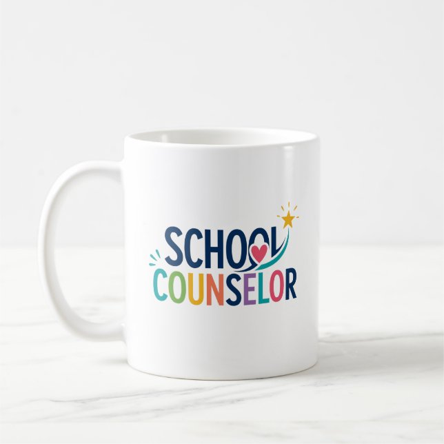 School Counsellor Appreciation Gift Coffee Mug (Left)