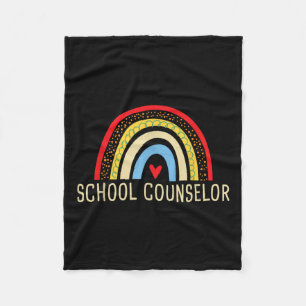 School Counsellor - Counseling Elementary Guidance Fleece Blanket