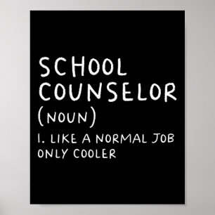 School Counsellor Definition Fun Byck To School Fi Poster