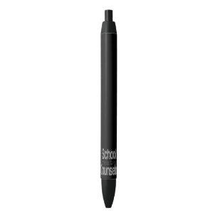 School Counsellor Extraordinaire Black Ink Pen