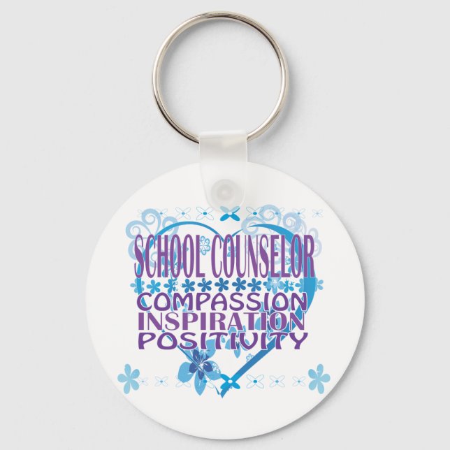 School Counsellor Gifts Keychain (Front)