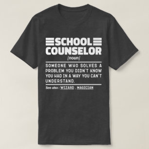 School Counsellor Noun Counseling Specialist Funny T-Shirt