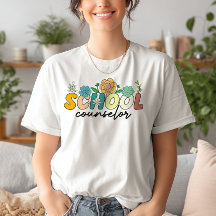 School Counsellor Wildflower Teacher Cute Mom Funn