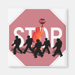 School Crossing Guard Magnet