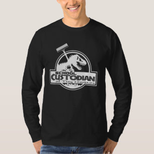 School Custodian Of Tiny Humans Back To School Ja T-Shirt
