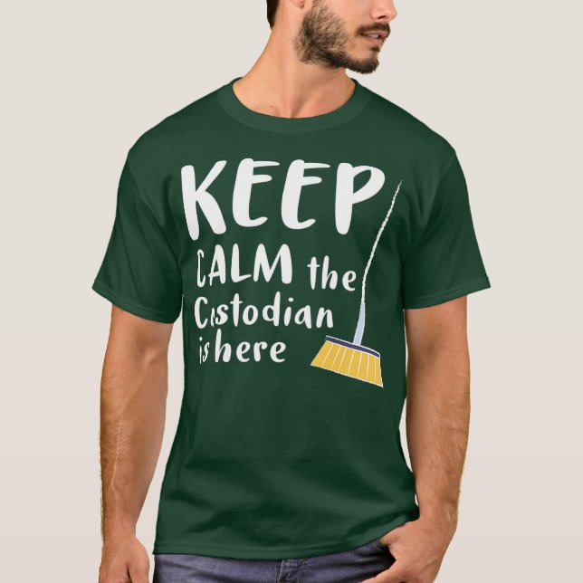 School Custodian T-Shirt (Front)