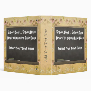 School Days Avery Binder