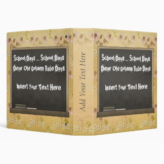 School Days Avery Binder