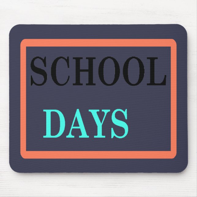 School Days Mouse Pad (Front)