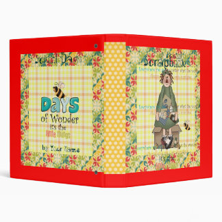 School Days Scrapbook binder