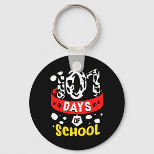 School Days T Dalmatian Dog 100th Sayings T Keychain