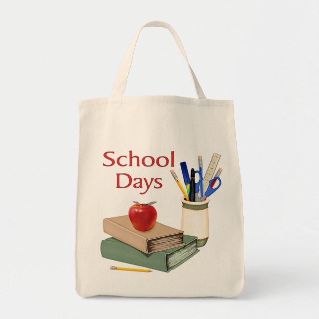 School Days Tote Bag (Front)