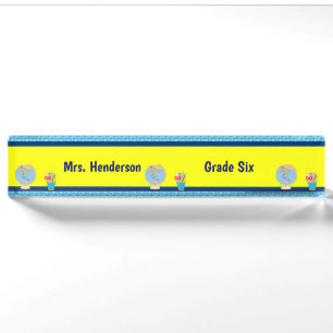School Days with Teacher Name and Grade Nameplate