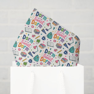 School Dorm Decoupage Tissue, College Move-In Tissue Paper