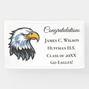 School Eagle Graduation Party Banner