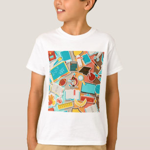School Equipment Icons T-Shirt
