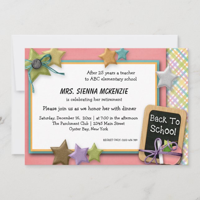 School Event Invitation (Front)
