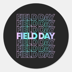 School Field Day 73 Classic Round Sticker