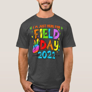 School Field Day Pop It Student I'm Just Here For T-Shirt