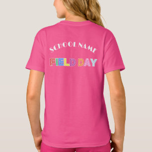 School field day Sport day 2025 Team crew squad T-Shirt
