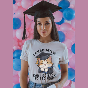 School Graduation Cat T-Shirt