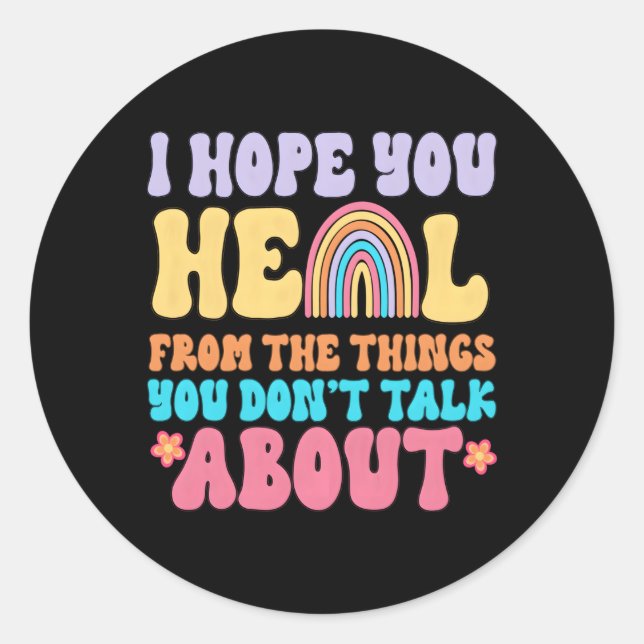 School Guidance Counsellor Counseling Students Classic Round Sticker (Front)