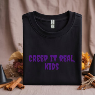 School halloween humour teacher orange typography T-Shirt