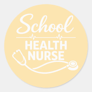 School Health Nurse Medical Sticker