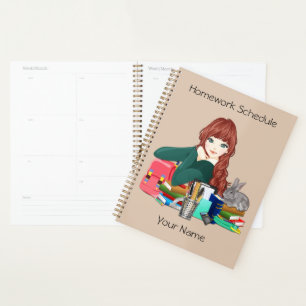 School Homework Weekly   Planner