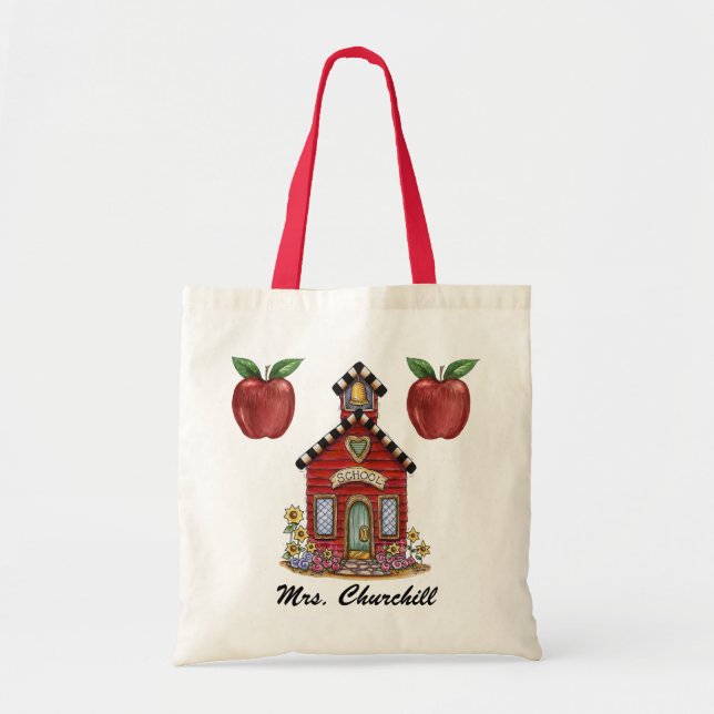 School House Teacher Tote - SRF Bag (Front)