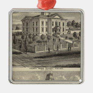 School houses, San Jose, California Metal Ornament