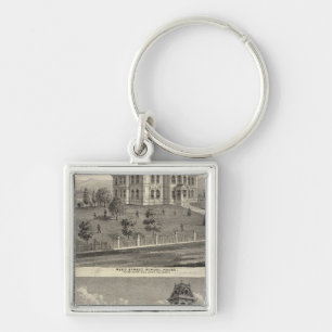 School houses, San Jose Keychain