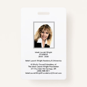 School ID Badge
