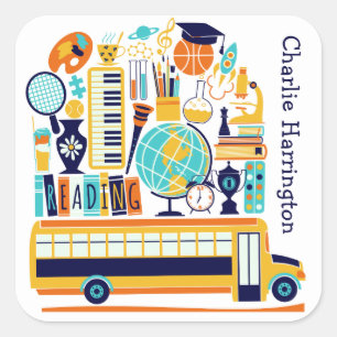 School Illustrations stickers