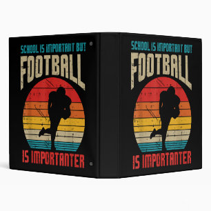 School Important American Football Importanter Fun Binder
